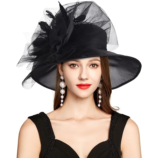 Amazon.com: 2026 Derby Hats for Women Ladies, Classy Organza  display picture 3