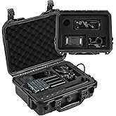 Migitec Waterproof Hard Case Compatible with Insta360 X4 Action Camera, Travel Carrying Case with Double Layers Holds Camera, Batteries, Charging Hub, Selfie Stick and Accessories