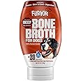 Beef Bone Broth for Dogs - Collagen Protein Supplement for Digestion, Mobility, Coat, Immune System, Joints - Healthy Dog Food Topper, Just Add Water - Human Grade, Made in USA (12 oz, 20 Servings)
