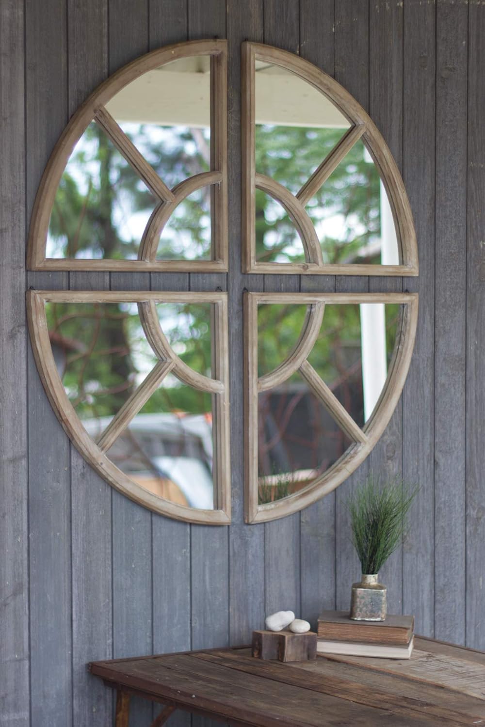 KALALOU CLA1150 Four Piece Circle Mirror Home & Kitchen