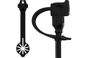 Prong Protector Outdoor Plug Cover for 120-Volt Plugs - Outside Plug Protectors for Extension Cord Cap End, 3-Prong Heater Bl