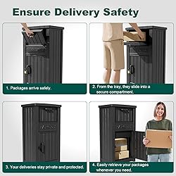 MAIUSCOLI Package Delivery Box for Outside, Large