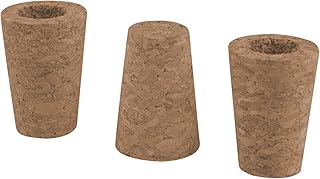 Windhager Rosenkugel-Korken, Ersatzkorken für Gartenkugel, 3 Stück für 12-16 cm Kugeln, 3 x 13 x 13 cm, 07954, braun