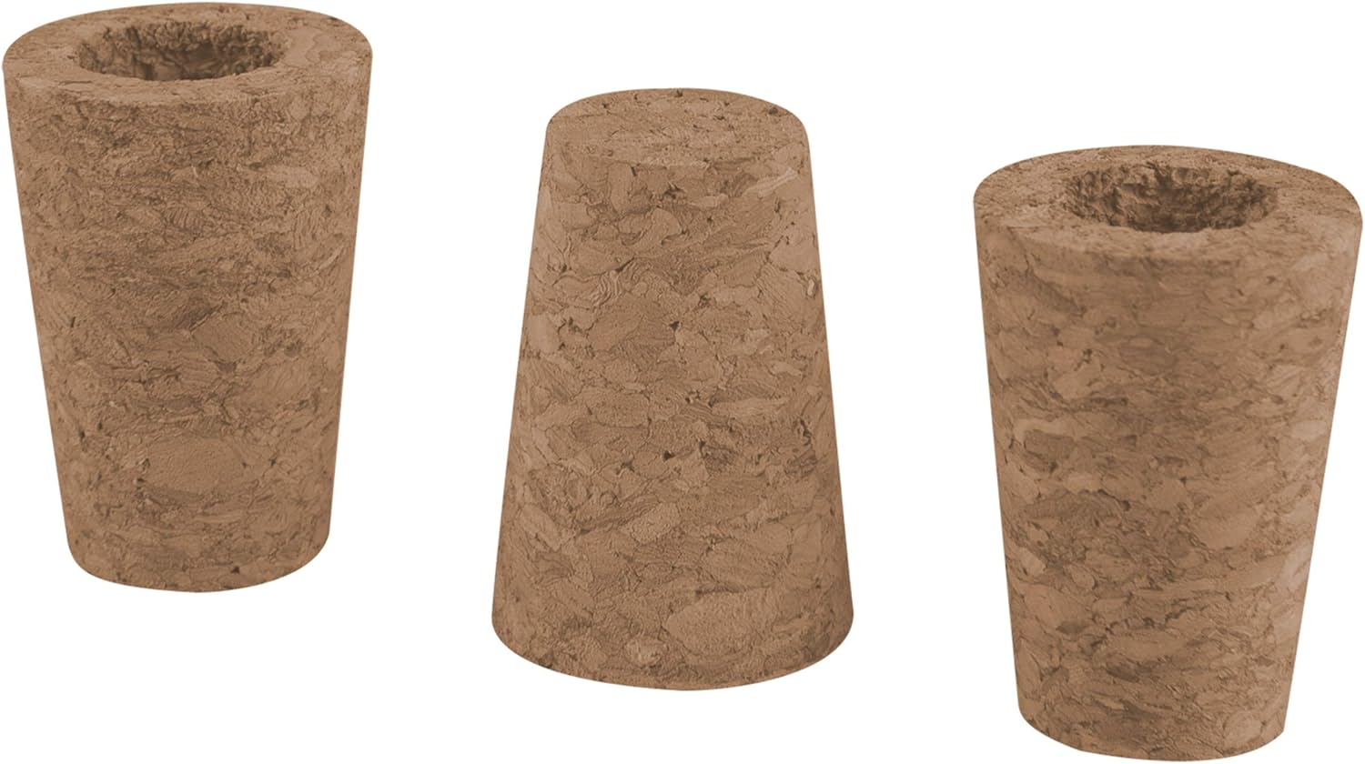Windhager Rosenkugel-Korken, Ersatzkorken für Gartenkugel, 3 Stück für 12-16 cm Kugeln, 3 x 13 x 13 cm, 07954, braun