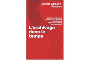 L'archivage dans le temps: Comment assurer la pérennité des archives numériques professionnelles et personnelles ? (French Ed