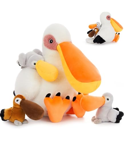 Amazon.com: Wild Republic Pocketkins Pelican Stuffed Animal - 5