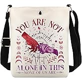 POFULL BG3 Inspired Crossbody Bag Astarion High Elf Gaming Gift Astarion Rogue Gift You Are Not Alone In This Messenger Bag