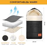 EAQ Cosytoes Footmuff with Handmuff for Pushchair Fleece Lined Universal view 2