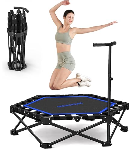 Amazon.com : Marcy 40-Inch Square Cardio Rebounder Trampoline (TPL