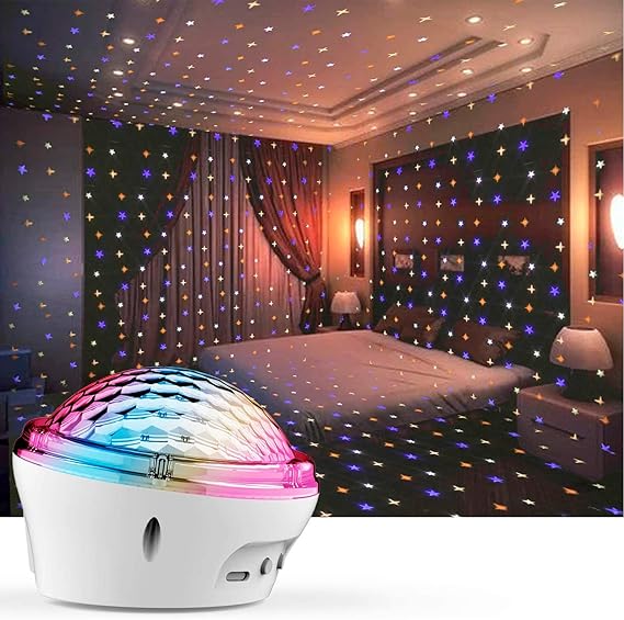 Star Projector Night Lights, LED Lights for Bedroom/Room with 4 Modes