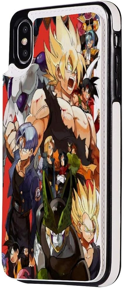 Amazon ドラゴンボール 漫画iphonexs Max携帯電話ケース 折り畳み式電話ケース カードスロット付き 軽くて快適 耐久性と落下に強い 誕生日プレゼント ケース カバー 通販