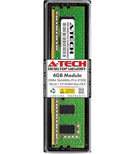 Micron MTA4ATF51264AZ-2G6E1 DDR4 4GB PC4-2666V UDIMM Memory at