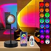 QUIGO Upgraded 10w Sunset Lamp Projector Led Lights for Room Decor Night Light Kids Sun/Sunlight/Sunrise Lamp RGB Party Light