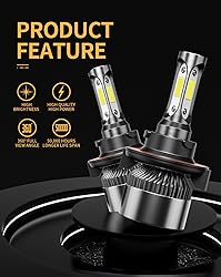 MIFMIA H13 LED Bulb, 40000LM 800% Brighter, Backup