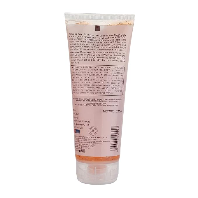 dr batra face wash for pimples