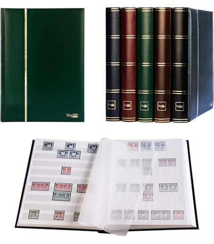 Album De Collection De Timbres Leuchtturm - 64 Pages Noires DIN A4 - Non Illustré
