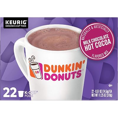 Buy Dunkin Donuts Hot Cocoa, K Cups for 