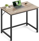 VASAGLE Computer Desk 80x50x76 cm Heather Greige Ink Black LWD038B02