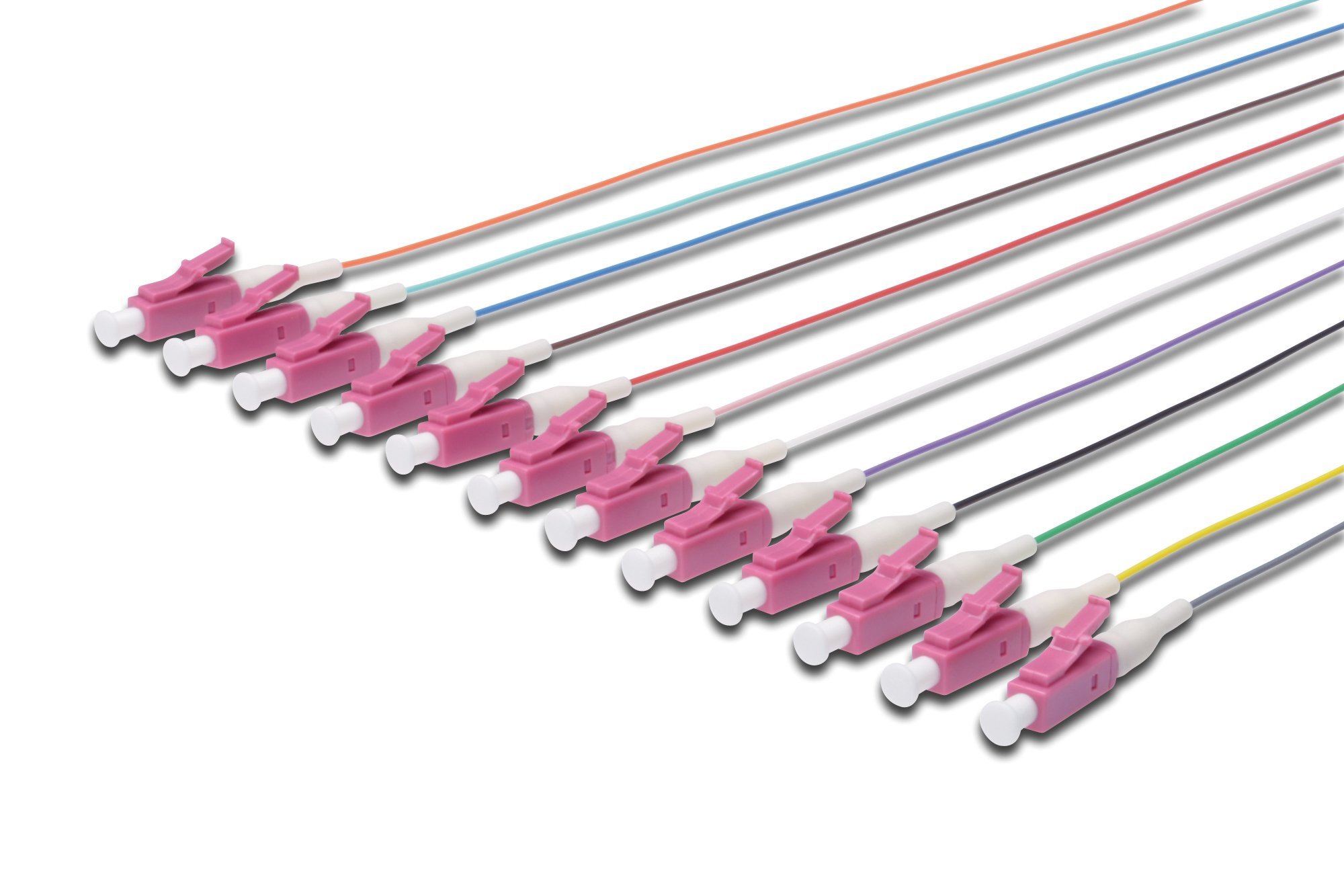 DIGITUS Block Colour LC Simplex OM4 Pigtail Cable