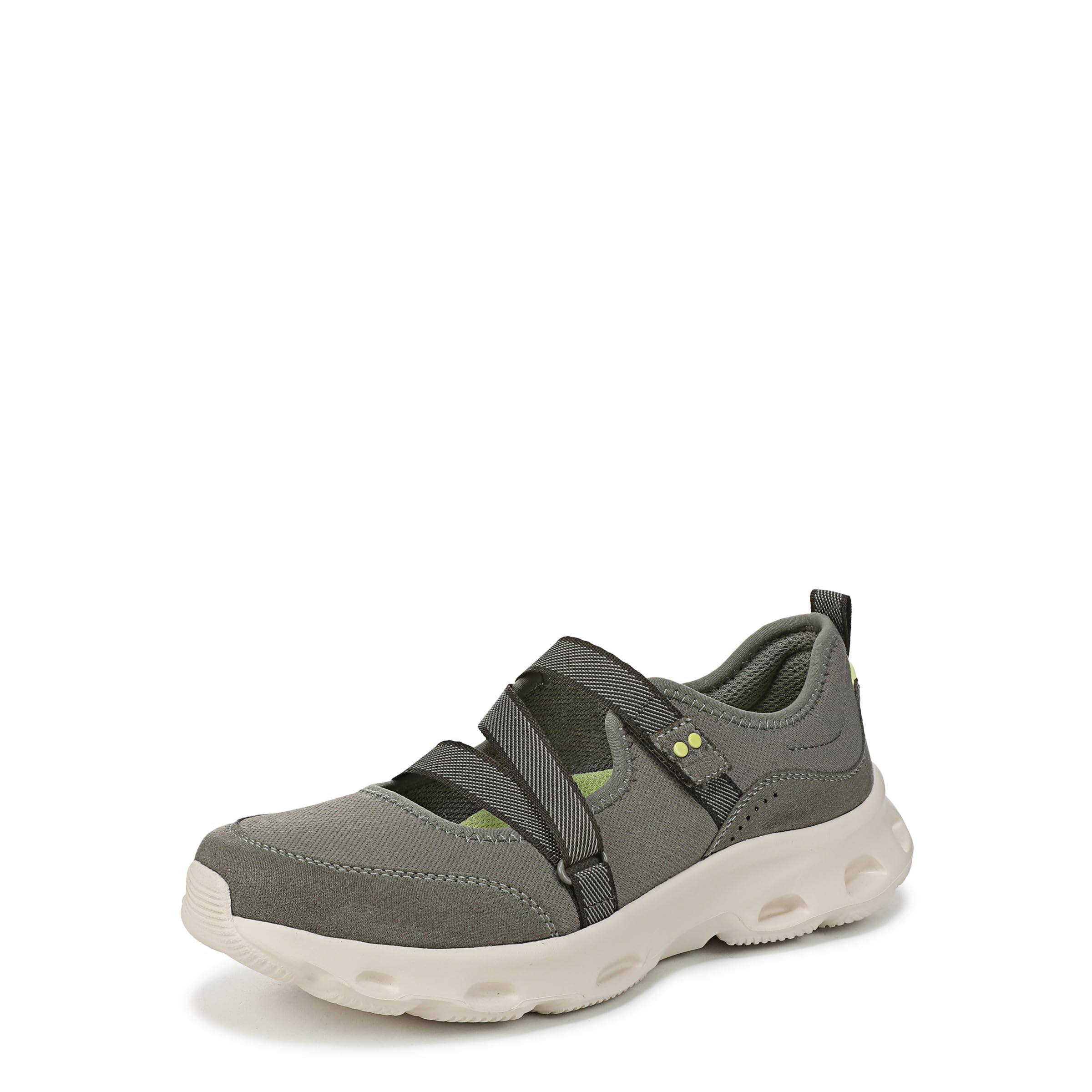 Ryka Women’s Activfoam MJ Mary Jane Shoes Vetiver Green Mesh Fabric 6.5 M