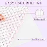Prime Vinyl Transfer Tape 12" x 11ft Clear Vinyl Paper Craft Cutting Machine view 2