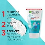 Garnier Pure Active 3in1 Clay Mask Wash Scrub 150ml Pack of 3 view 4