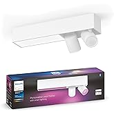 Philips Hue White and Color Ambiance Centris Smart LED Ceiling Light - Includes (1) Color Changing Light Fixture in White wit