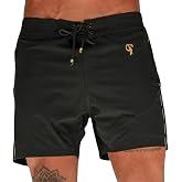 Tucann Men's Trunks 5" Compression Liner Quick Dry Chlorine Resistant | Zipper Pocket - 4 Way Stretch Solid Swim Shorts for Men