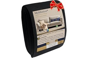 MYLIFESION Under Couch Blocker, Under Fuirniture Toy Blockers, Adjustable Elastic Strap Barrier to Prevent Toys and Debris from Getting Stuck Under Furniture and Sofa, for Straight Couch(5Inch x 10.25Ft)