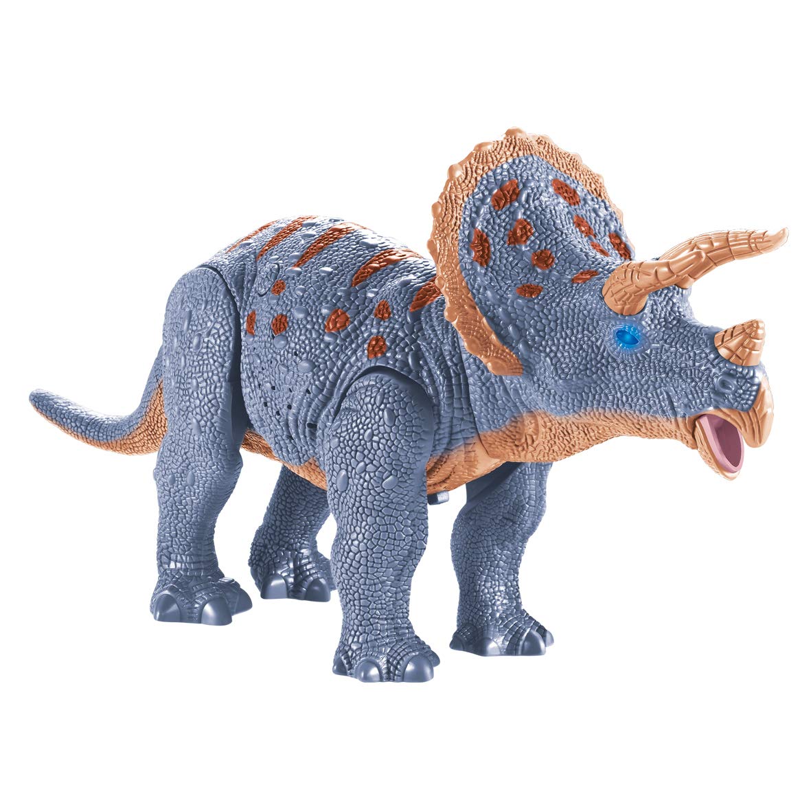 WILD PREDATORS - Electronic Triceratops | Dinosaurs Toys | Dinosaur Figures | Dinosaur Toys For Boys Age 3 | Dinosaurs Toy For Girls | 22 CM