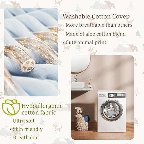 COTTON 38X24 BABY MATTRESSES-PACK AND PLAY MATTRESS,PACK N PLAY MATTRESSES,PLAYPEN MATTRESS FOR PACK N PLAY USE EXCLUDED-THICK FIRM WASHABLE HYPOALLERGENIC BREATHABLE SOFT MEMORY FOAM PORTABLE