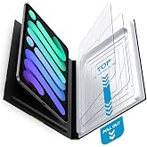 Mothca 2 Pack Matte Glass Screen Protector for iPad Mini 7 (A17 Pro) 2024 &amp; Mini 6 2021 8.3 Inch with Quick Installation Tray, Anti-Glare &amp; Anti-Fingerprint Tempered Glass for iPad Mini 7th &amp; 6th Gen