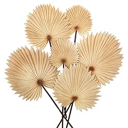 Pu Foam Sorrell Brown Artificial Palm Leaves Faux