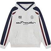 Aelfric Eden Oversized Hoodie for Women Vintage Graphic Hooded Sweatshirts Streetwear Y2K Hoodies Pullover