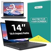 ZOEGAA 4-way 360&deg; Privacy Screen For 14 Inch 16:9 Laptop That Screen Size is 12.2 in Wide and 6.8 in High. Removable Privacy Screen For Laptop Monitor, Anti Glare And Blue Light, Compatible With HP Dell Lenovo Asus Samsung Acer Thinkpad