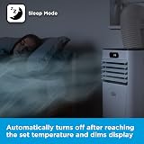 BLACK+DECKER 5000 BTU Portable 3-in-1 Air Conditioner Dehumidifier Clock Remote view 6