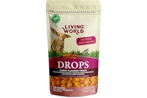 Living World Drops Rabbit Treat, 2.6-Ounce, Carrot