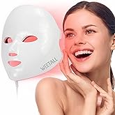 WEETALL 8-Color Red Light Therapy Mask: FDA-Cleared LED Facial Mask for Skin Care, Red Blue Light for Face, 150 LED Lights Beauty Care Device for Women Mom Wife at Home & Office, SP-FM-01