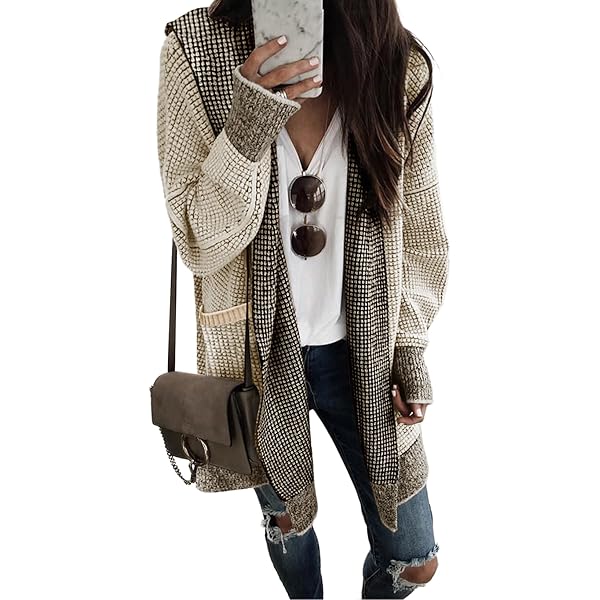 Apt 9 Color Block Open Front Cardigan