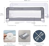 Dreambaby Phoenix Toddler Bed Guard Foldable Travel Safety Rail 110cm view 2
