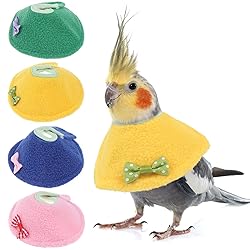 4 Pcs Bird Cone Collar Pet Anti-bite Elizabethan