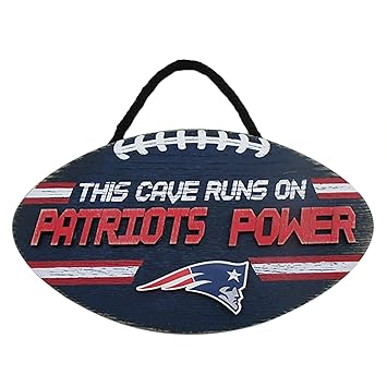 Foco Nfl Team Logo Football Shape Mancave Man Cave Hanging Wall Sign