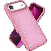 Speck Presidio LUX Grip for iPhone 17 Air Case, MagSafe-Compatible, Slim Protective Case, IBIS Pink/Dark IBIS/KANOM Green