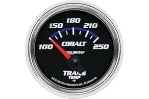 Auto Meter 6149 Cobalt 2-1/16" 100-250 F Short Sweep Electric Transmission Temperature Gauge