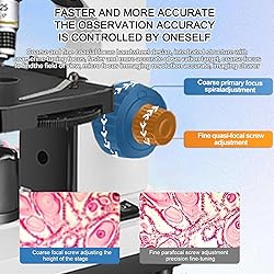 Microscope Kit for Students & Adults,100x-2000x