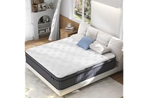 EEN EEN SLEEP Full Size Mattress, Upgrade Strengthen 12 Inch Firm Hybrid Full Mattress in a Box, Mattress Full Size With Memory Foam and Independent Pocket Springs, Strong Edge Support, Release Pressure