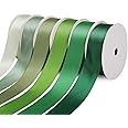 300 Yards Satin Ribbon - 12 Rolls 1/4 Inch Wide For Gift Wrapping & Crafts
