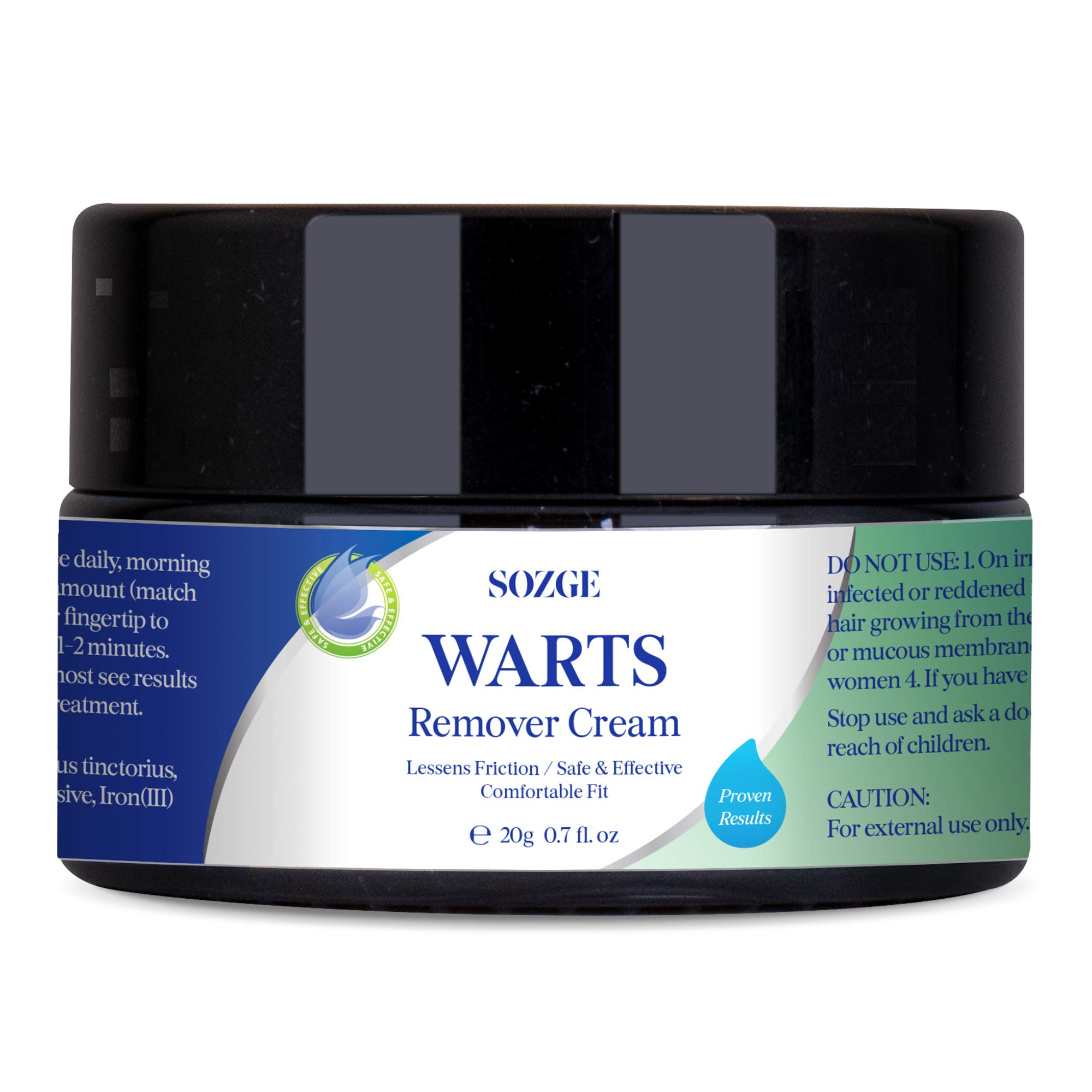 SOZGE Wart Cream Maximum Strength Wart Cream for Flat Warts, Plantar