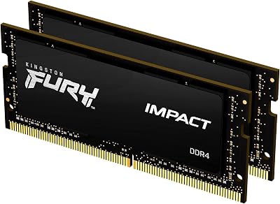 Kingston FURY Impact 64 GB (2 x 32 GB) 3200MHz DDR4 SODIMM Memory Kit