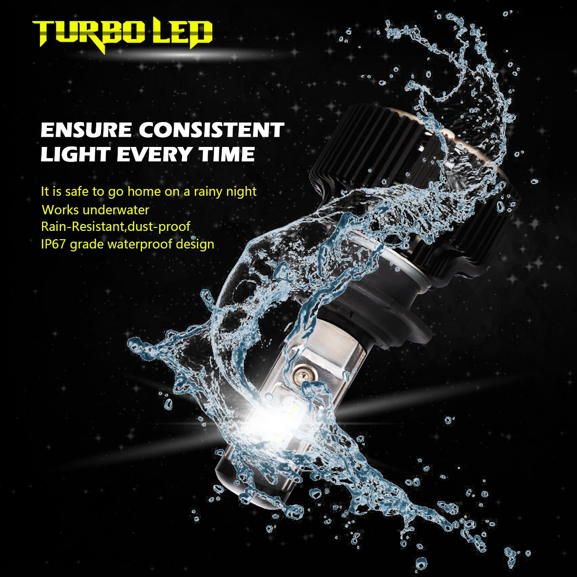 LED Headlight Bulbs Kit H7 -All-In-One Conversion Kit - Csp Chip - 6000Lm 6000K Cool White Waterproof IP67-3 Year Warranty (Pack of 2) [Energy Class A+++] …